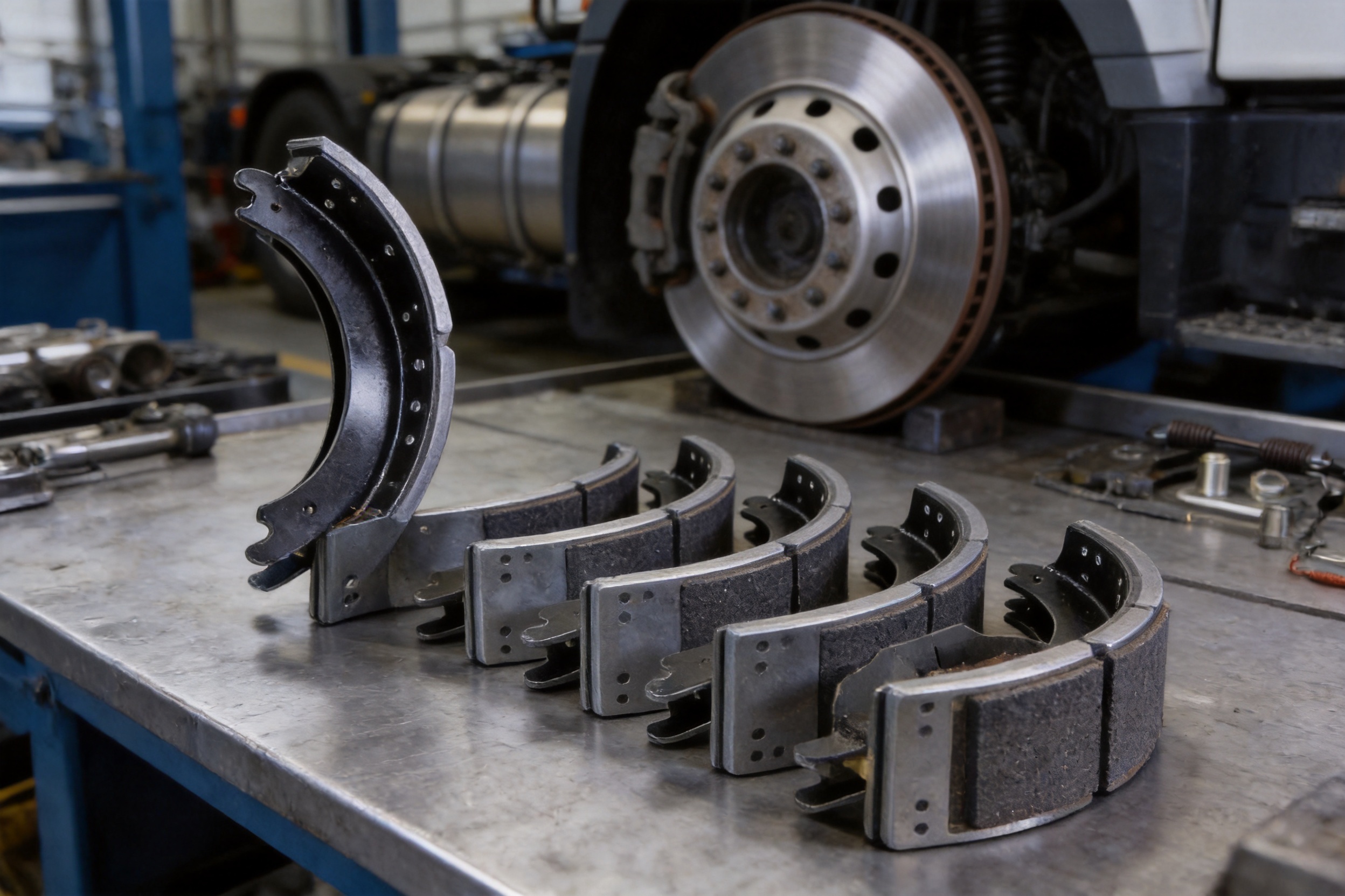 Heavy Duty 4707Q Brake Shoe Repair Kit: Reliable Lined Brake Shoe Performance for Commercial Vehicles